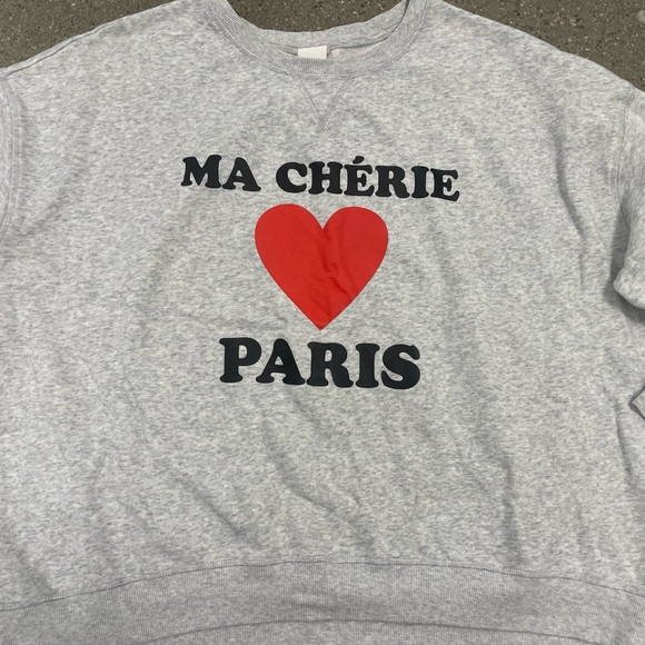 Ma Chérie Paris Oversized coquette French sweater Lana del rey downtown girl XL - Picture 3 of 10
